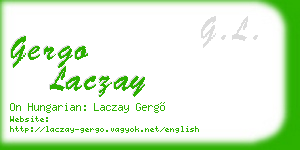gergo laczay business card